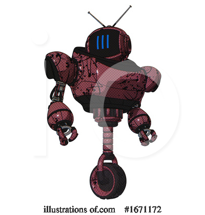 Royalty-Free (RF) Robot Clipart Illustration by Leo Blanchette - Stock Sample #1671172