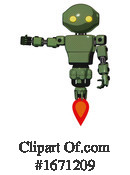 Robot Clipart #1671209 by Leo Blanchette