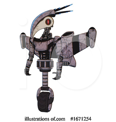 Royalty-Free (RF) Robot Clipart Illustration by Leo Blanchette - Stock Sample #1671254