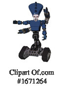 Robot Clipart #1671264 by Leo Blanchette
