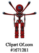 Robot Clipart #1671281 by Leo Blanchette