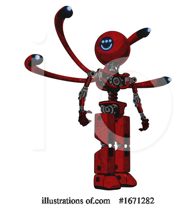 Royalty-Free (RF) Robot Clipart Illustration by Leo Blanchette - Stock Sample #1671282
