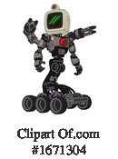 Robot Clipart #1671304 by Leo Blanchette