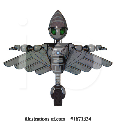 Royalty-Free (RF) Robot Clipart Illustration by Leo Blanchette - Stock Sample #1671334