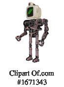 Robot Clipart #1671343 by Leo Blanchette