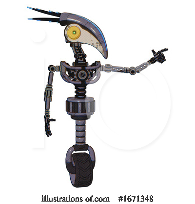 Royalty-Free (RF) Robot Clipart Illustration by Leo Blanchette - Stock Sample #1671348