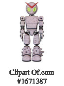 Robot Clipart #1671387 by Leo Blanchette