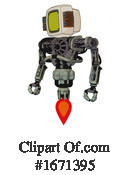 Robot Clipart #1671395 by Leo Blanchette
