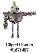 Robot Clipart #1671407 by Leo Blanchette