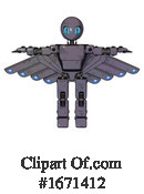 Robot Clipart #1671412 by Leo Blanchette