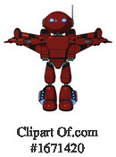 Robot Clipart #1671420 by Leo Blanchette