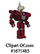Robot Clipart #1671485 by Leo Blanchette