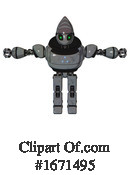 Robot Clipart #1671495 by Leo Blanchette