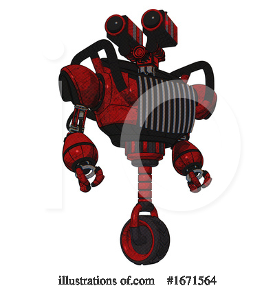 Royalty-Free (RF) Robot Clipart Illustration by Leo Blanchette - Stock Sample #1671564