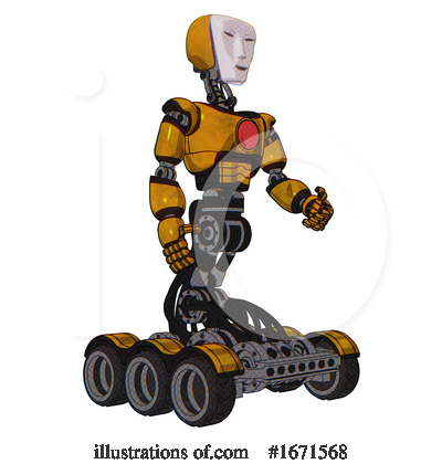 Royalty-Free (RF) Robot Clipart Illustration by Leo Blanchette - Stock Sample #1671568