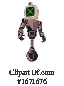 Robot Clipart #1671676 by Leo Blanchette