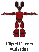 Robot Clipart #1671681 by Leo Blanchette