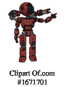 Robot Clipart #1671701 by Leo Blanchette