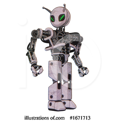 Royalty-Free (RF) Robot Clipart Illustration by Leo Blanchette - Stock Sample #1671713