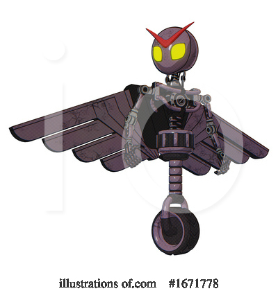Royalty-Free (RF) Robot Clipart Illustration by Leo Blanchette - Stock Sample #1671778