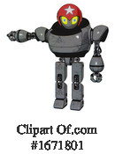 Robot Clipart #1671801 by Leo Blanchette