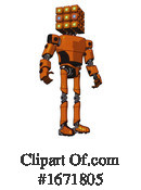 Robot Clipart #1671805 by Leo Blanchette