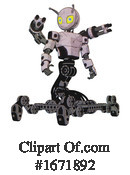 Robot Clipart #1671892 by Leo Blanchette