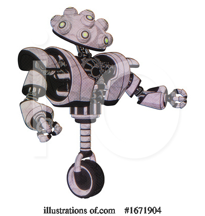 Royalty-Free (RF) Robot Clipart Illustration by Leo Blanchette - Stock Sample #1671904