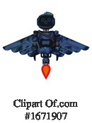 Robot Clipart #1671907 by Leo Blanchette