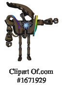 Robot Clipart #1671929 by Leo Blanchette