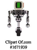 Robot Clipart #1671939 by Leo Blanchette