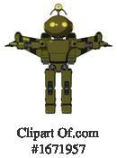 Robot Clipart #1671957 by Leo Blanchette