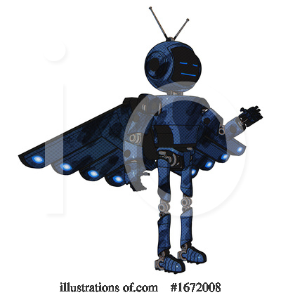 Royalty-Free (RF) Robot Clipart Illustration by Leo Blanchette - Stock Sample #1672008