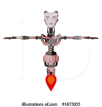Royalty-Free (RF) Robot Clipart Illustration by Leo Blanchette - Stock Sample #1672055