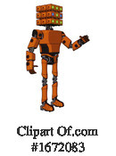 Robot Clipart #1672083 by Leo Blanchette