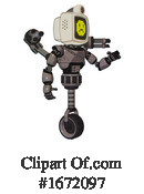 Robot Clipart #1672097 by Leo Blanchette