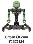 Robot Clipart #1672154 by Leo Blanchette