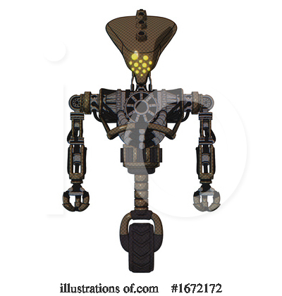 Royalty-Free (RF) Robot Clipart Illustration by Leo Blanchette - Stock Sample #1672172
