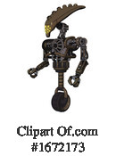 Robot Clipart #1672173 by Leo Blanchette