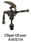 Robot Clipart #1672174 by Leo Blanchette