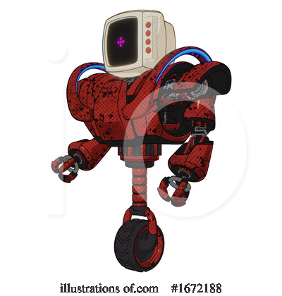 Royalty-Free (RF) Robot Clipart Illustration by Leo Blanchette - Stock Sample #1672188