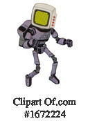 Robot Clipart #1672224 by Leo Blanchette