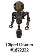 Robot Clipart #1672322 by Leo Blanchette