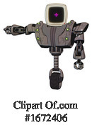 Robot Clipart #1672406 by Leo Blanchette