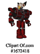Robot Clipart #1672418 by Leo Blanchette