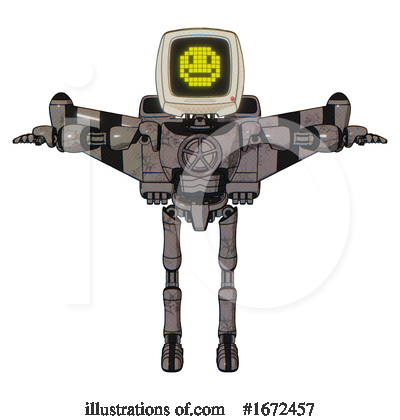 Royalty-Free (RF) Robot Clipart Illustration by Leo Blanchette - Stock Sample #1672457