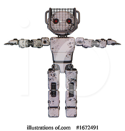 Royalty-Free (RF) Robot Clipart Illustration by Leo Blanchette - Stock Sample #1672491