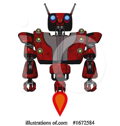 Royalty-Free (RF) Robot Clipart Illustration by Leo Blanchette - Stock Sample #1672584