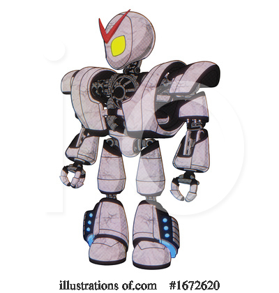 Royalty-Free (RF) Robot Clipart Illustration by Leo Blanchette - Stock Sample #1672620