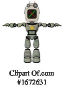 Robot Clipart #1672631 by Leo Blanchette
